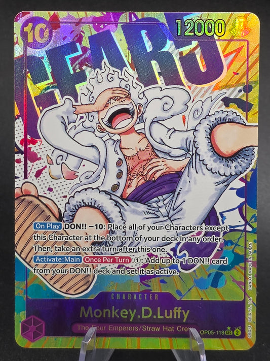 Monkey D Luffy OP05-119 Gear 5 SEC Alt Art TCG ENGLISH