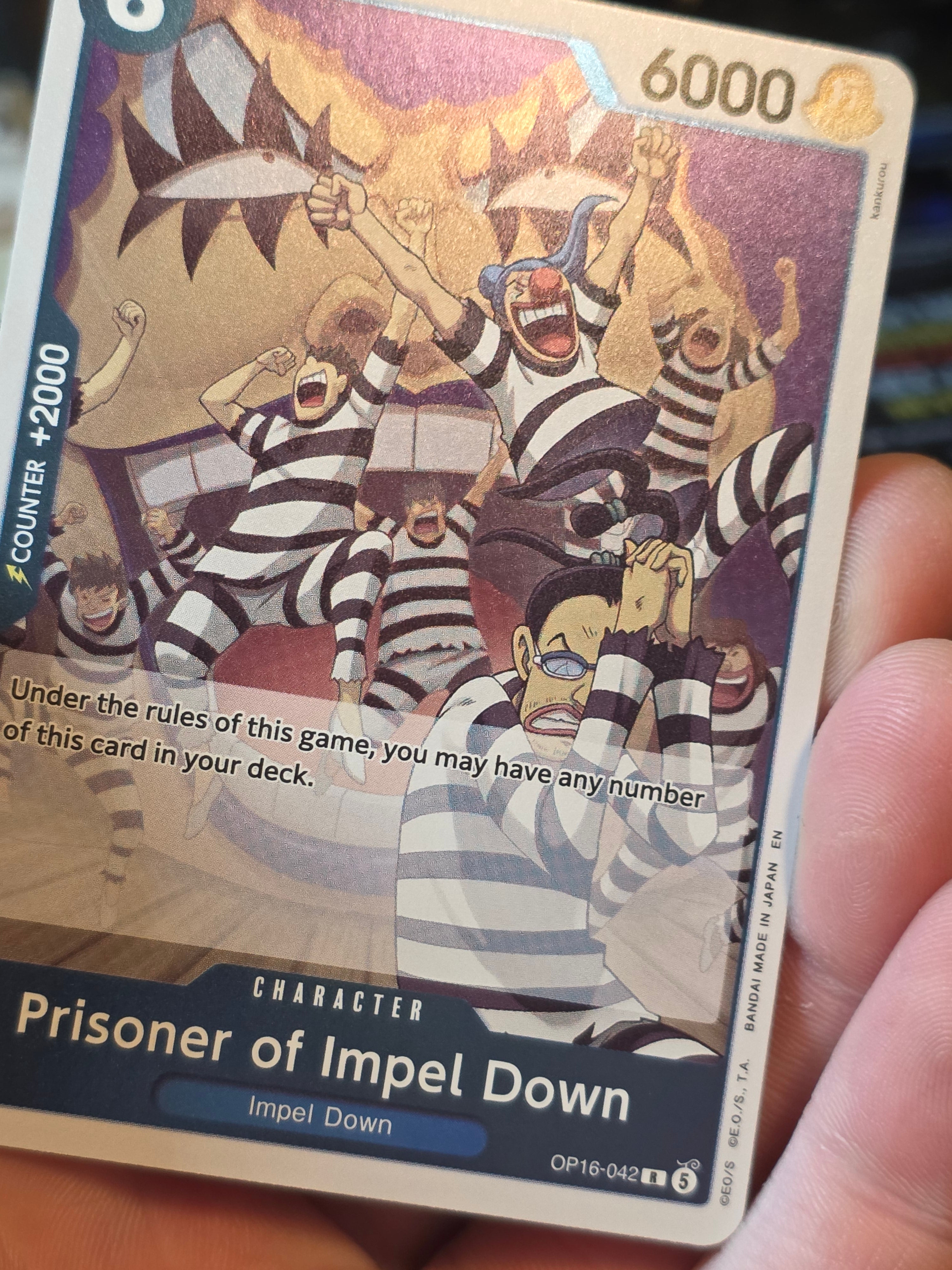 Prisoner of Impel Down OP16-042 The Time of Battle Foil