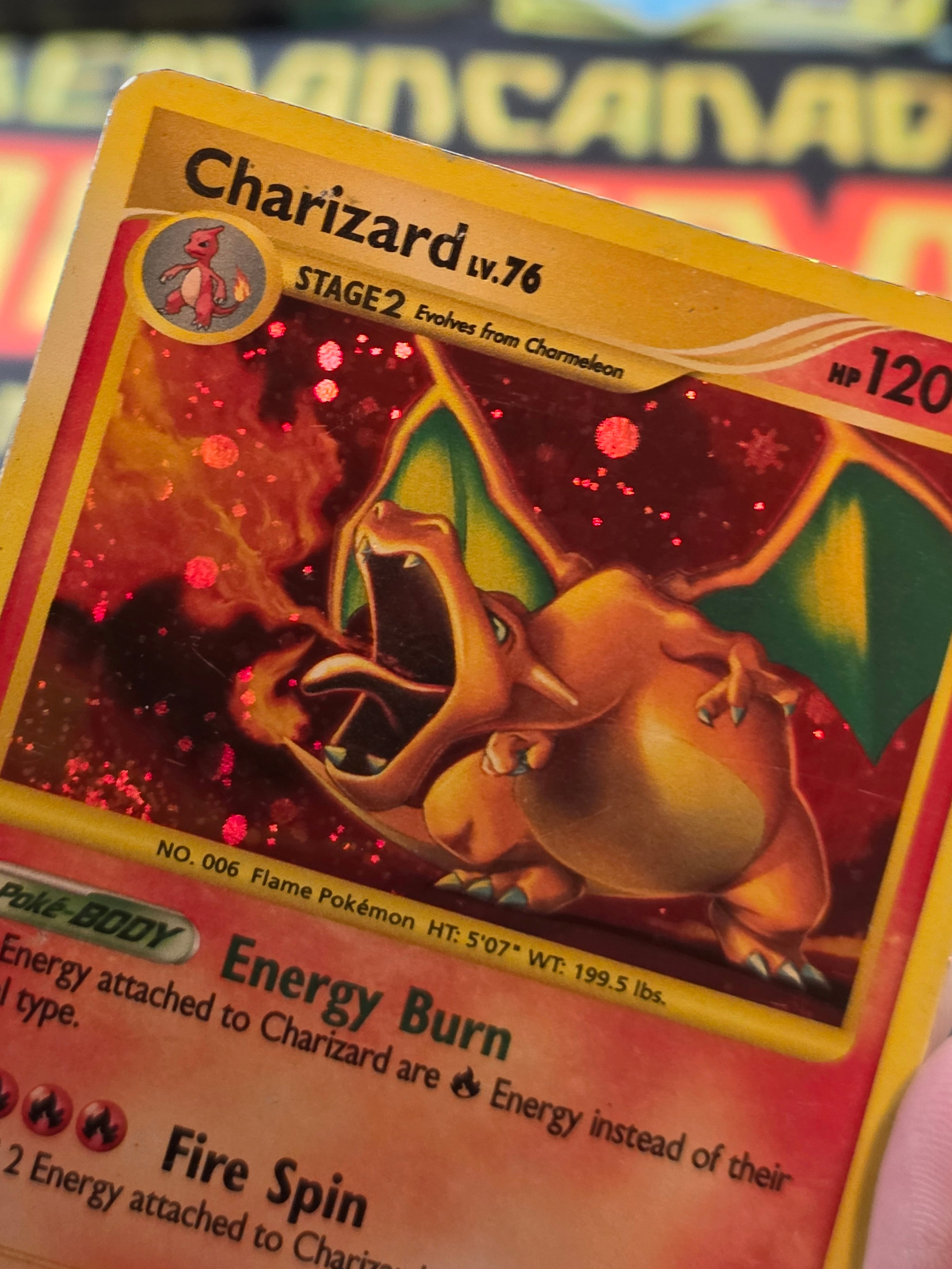 Charizard-Holo Pokemon Diamond & Pearl Stormfront