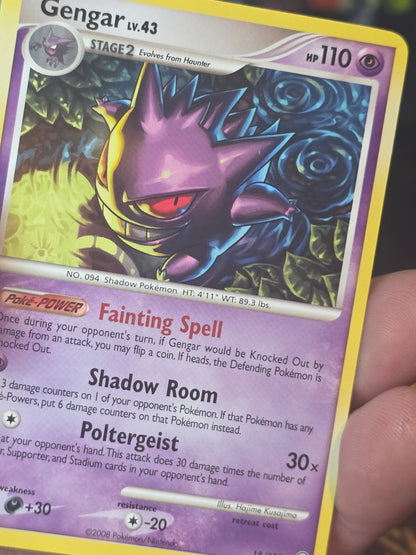 Gengar 18/100 Stormfront Pokemon Card Non Holo Lp Nm