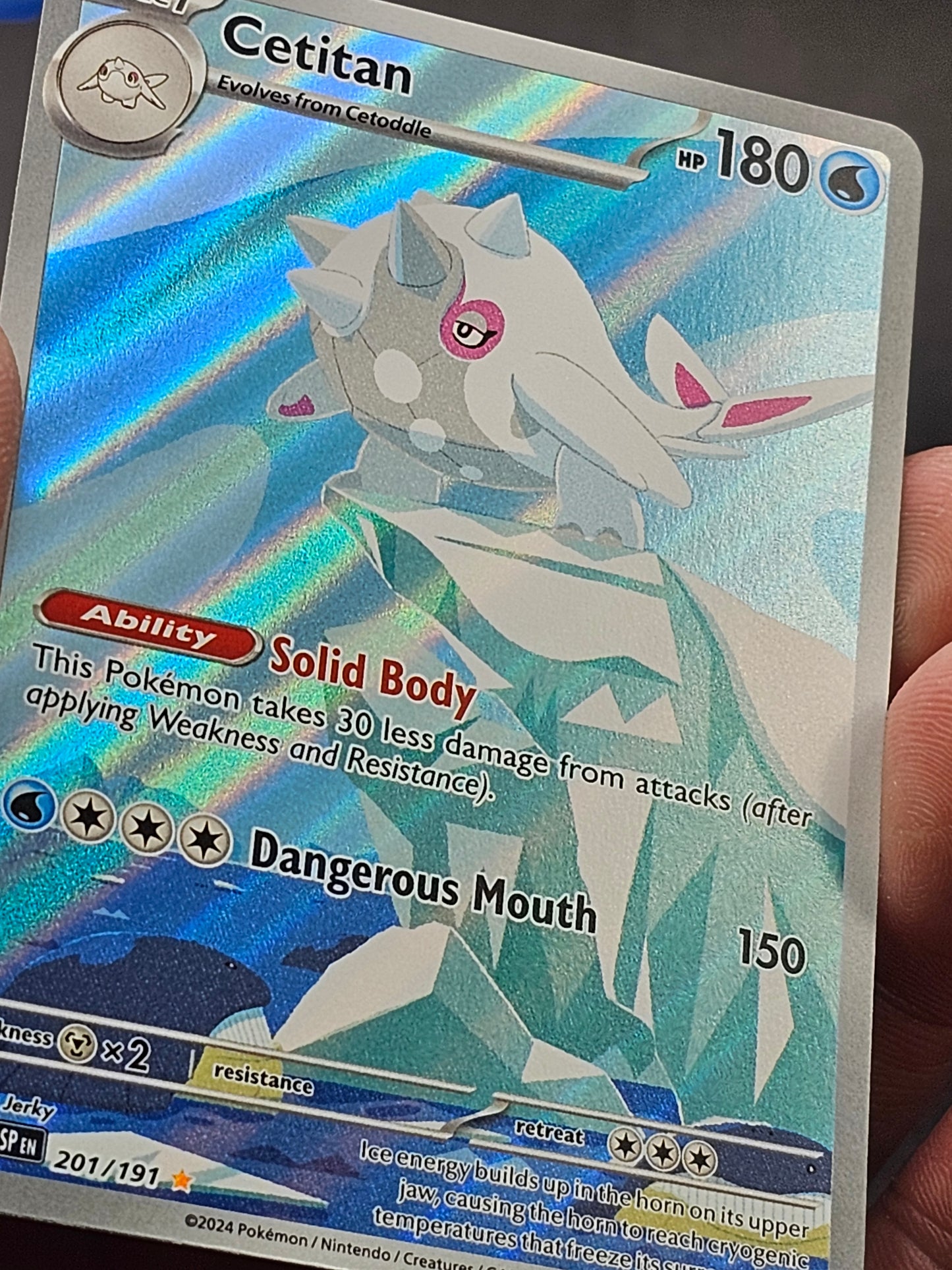 Cetitan 201/191 Surging Sparks Illustration Rare Pokemon Card TCG Near Mint