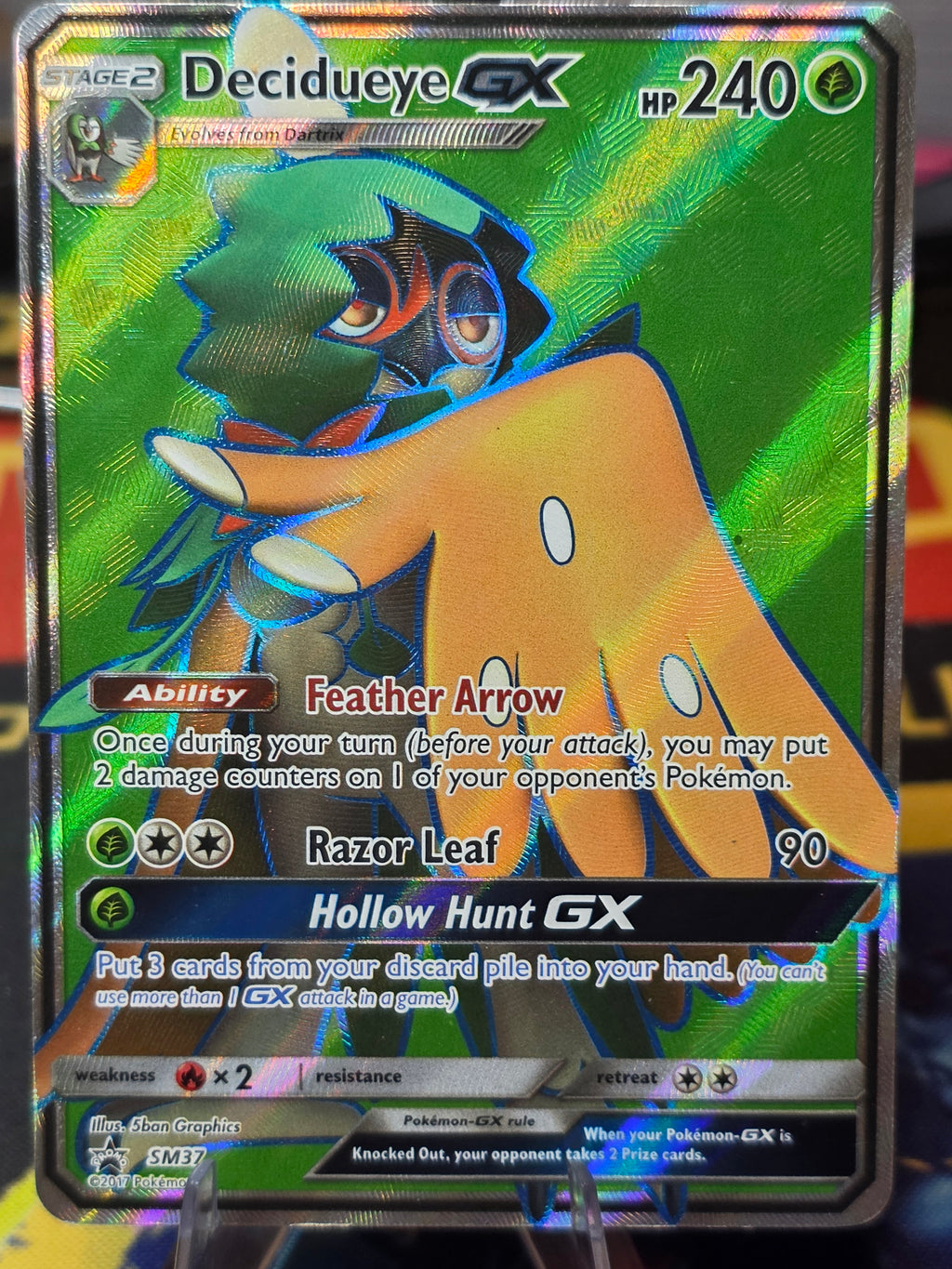 Decidueye GX Sun & Moon Promo Promo SM37