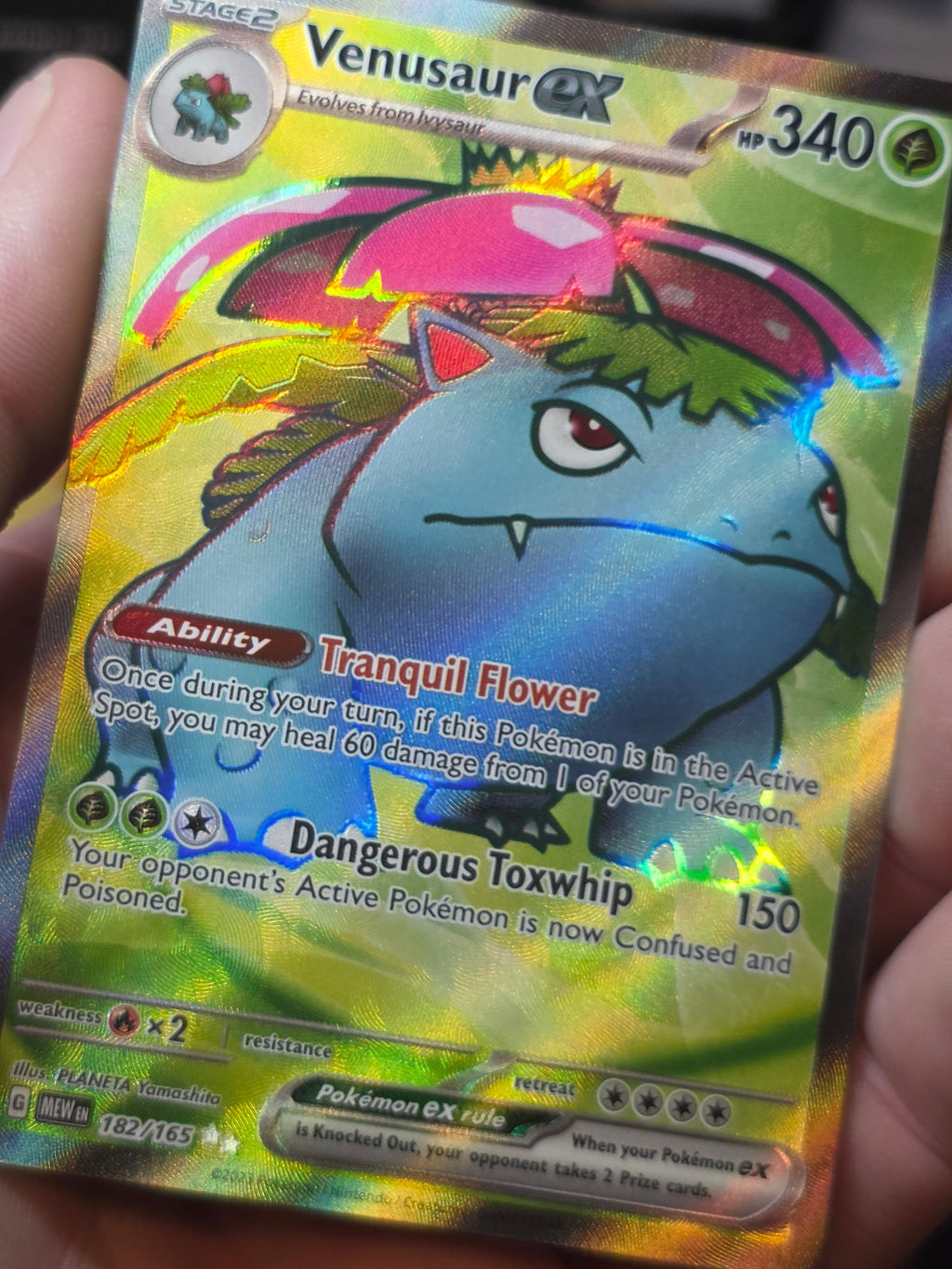 Venusaur ex SV: 151 Ultra Rare 182/165