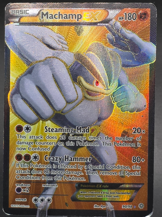 Machamp EX Ancient Origins 90/98, Full Art Ultra Rare 118  HP