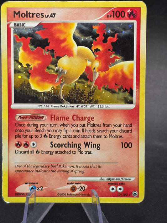 Moltres Holo Rare Pokémon Card TCG Majestic Dawn 2008 10/100 MP