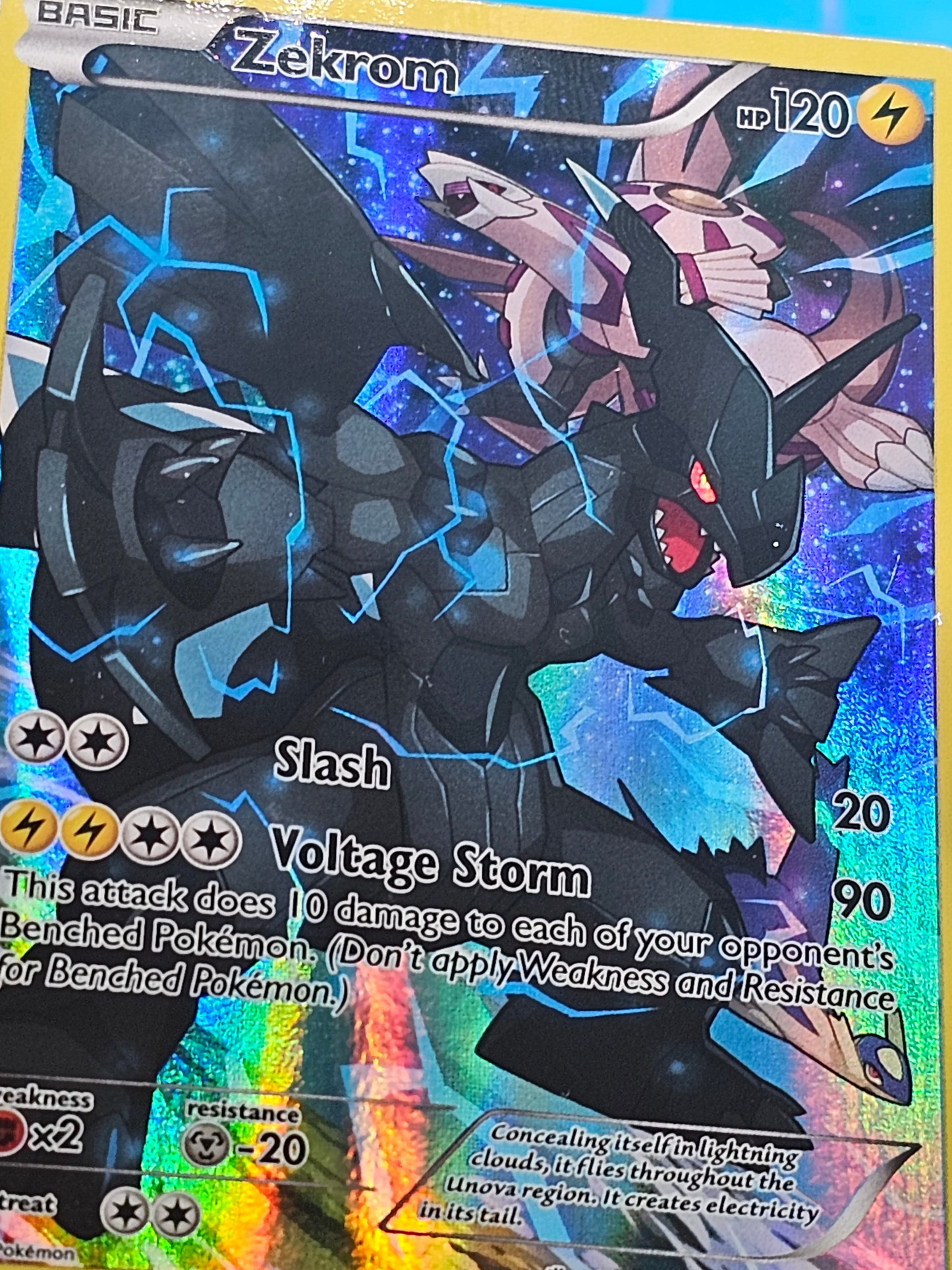Zekrom XY76 XY Full Art Black Star Promo Holo Pokemon Card LP #XY76