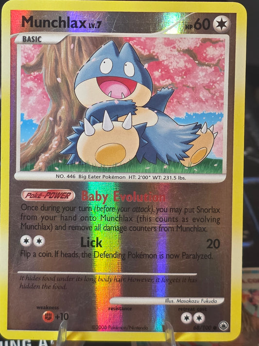Munchlax [Reverse Holo] #68 Pokemon Majestic Dawn NM