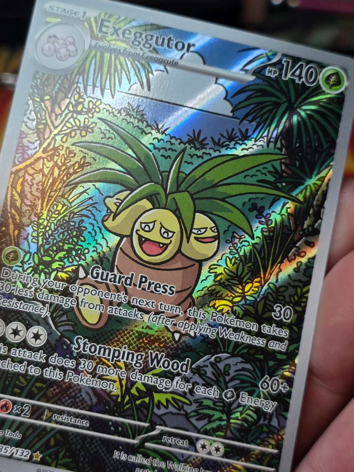 Exeggutor Mega Evolution Illustration Rare 135/132