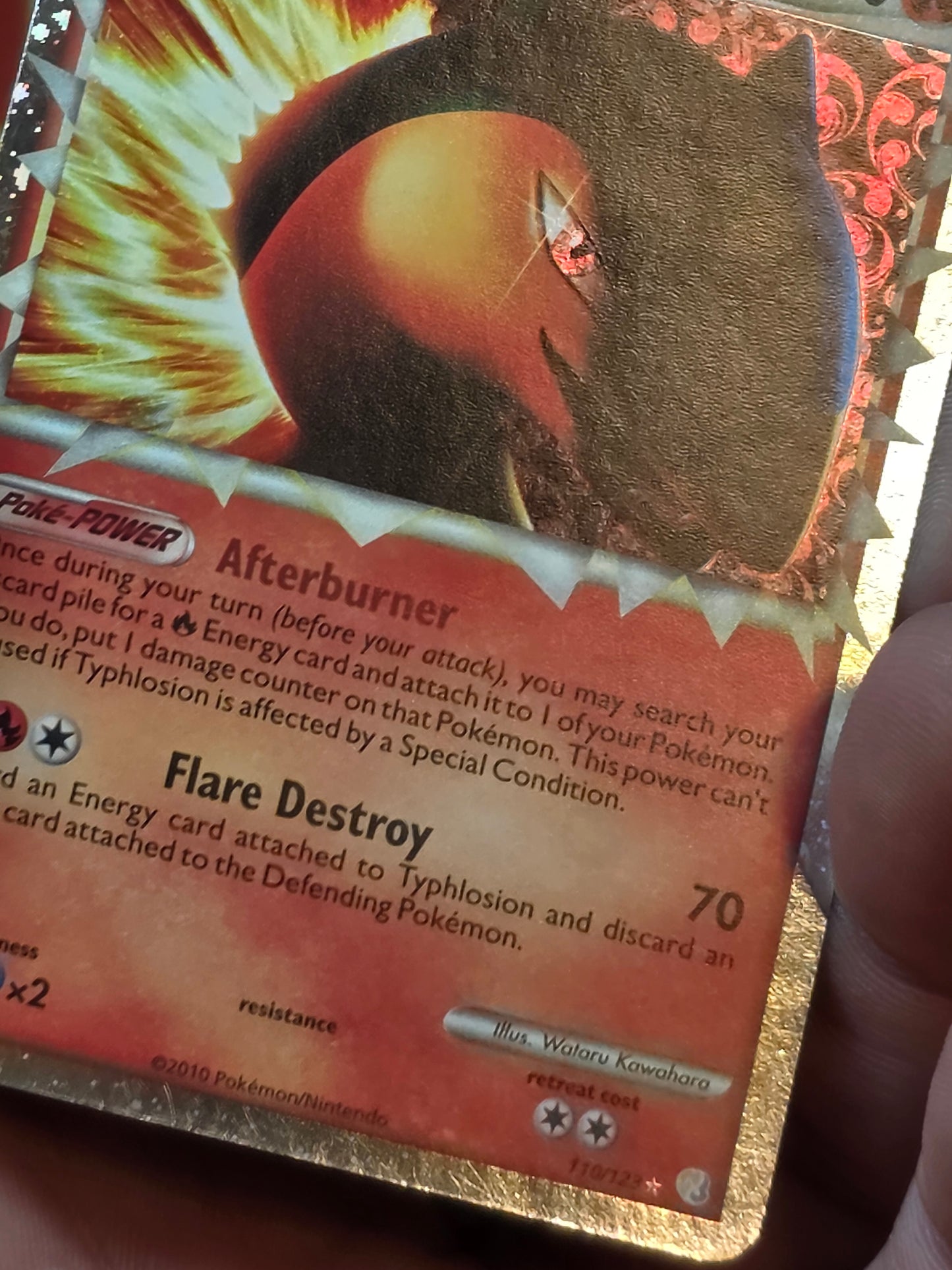 Typhlosion Prime #110/123 - HeartGold & SoulSilver Holo Rare