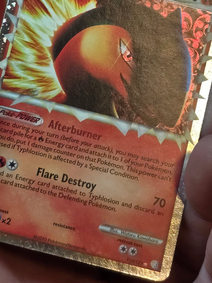 Typhlosion Prime #110/123 - HeartGold & SoulSilver Holo Rare