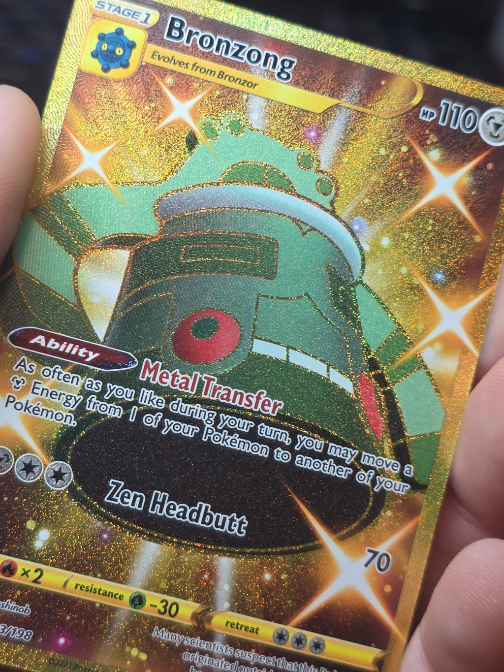 Bronzong (Secret) Chilling Reign Secret Rare 223/198