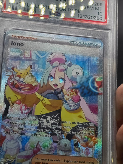 Pokemon Iono Special Illustration Trainer Paldea Evolved 269/193 PSA 10 - 126 269/193