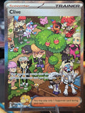 Clive 236/091 Special Illustration Rare, Paldean Fates Full Art Holo