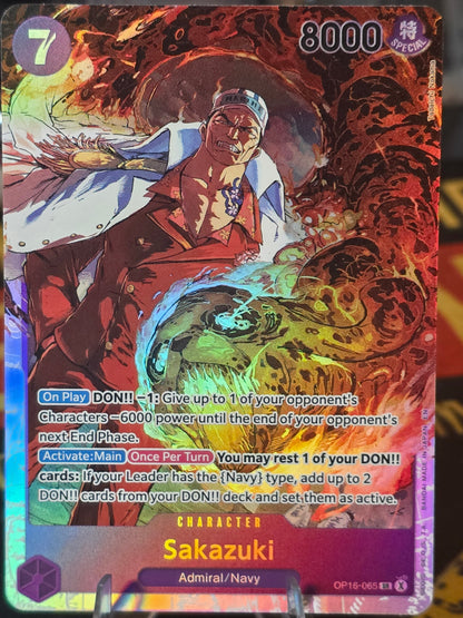 Sakazuki Sr op16 time to battle op16 65