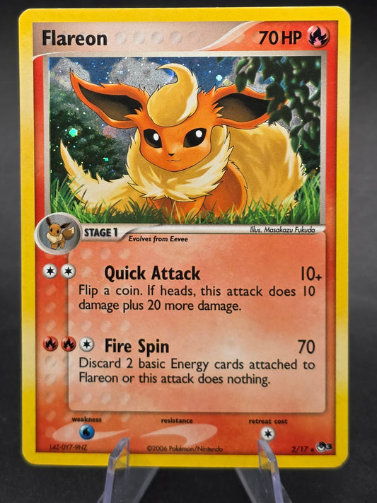 Flareon 2/17 Holo - Pop Series 3 - Pokemon Trading Card Game - MP