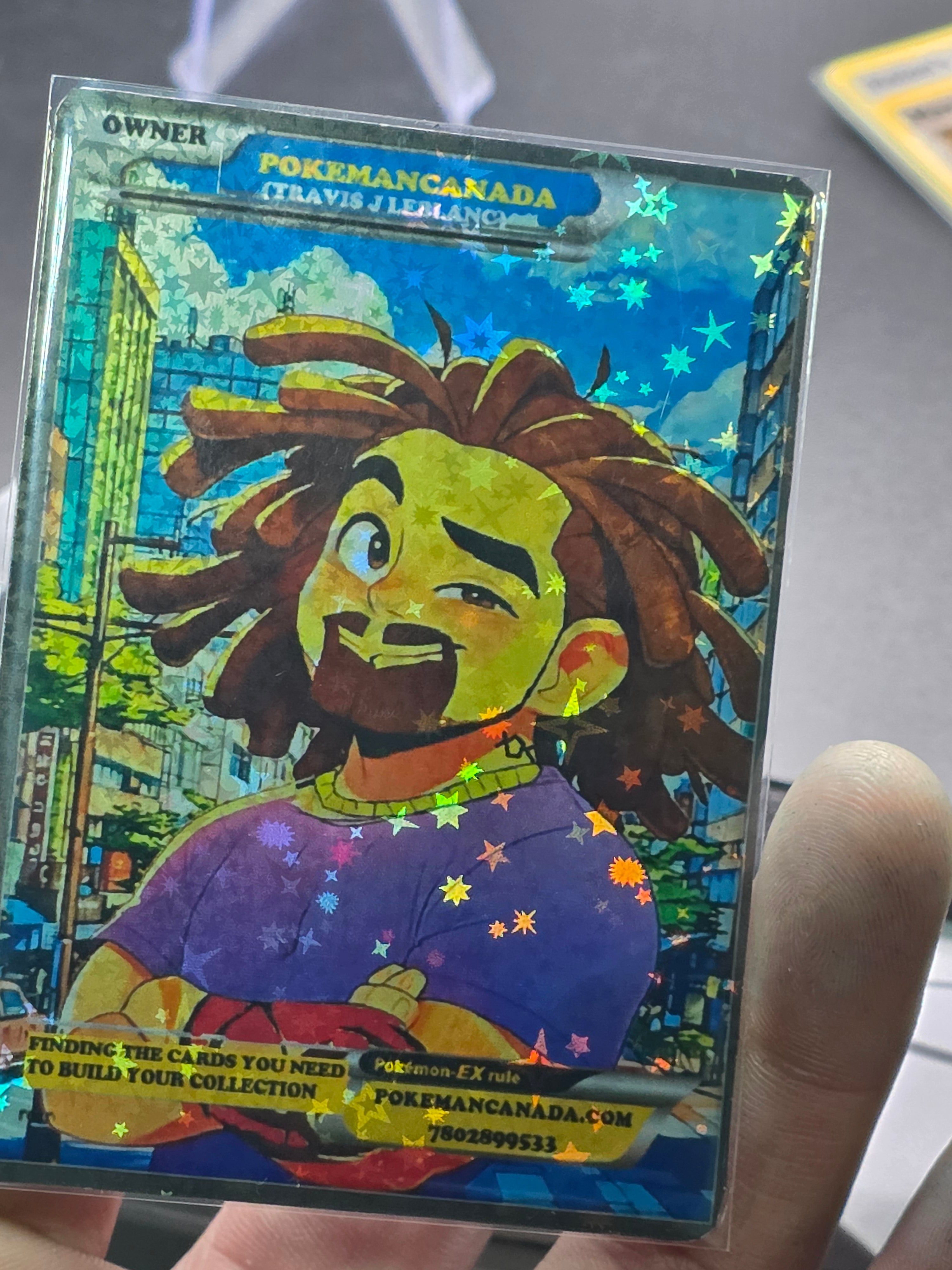 CUSTOM MADE POKEMAN CANADA CARD HOLO MINT