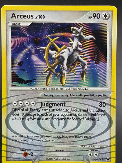 Arceus LV.100 Holo DP50 - Pokemon TCG Diamond and Pearl Promo- NM - RARE Card