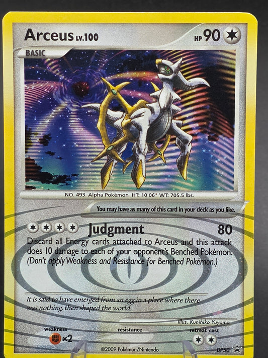 Arceus LV.100 Holo DP50 - Pokemon TCG Diamond and Pearl Promo- NM - RARE Card
