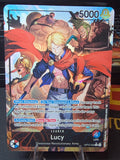 One Piece TCG OP15-002 Lucy Alt Art Leader Adventure on KAMI's Island English
