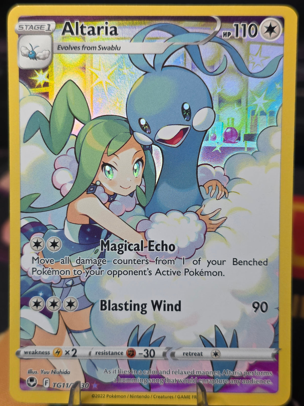 Altaria Silver Tempest Trainer Gallery Ultra Rare TG11/TG30