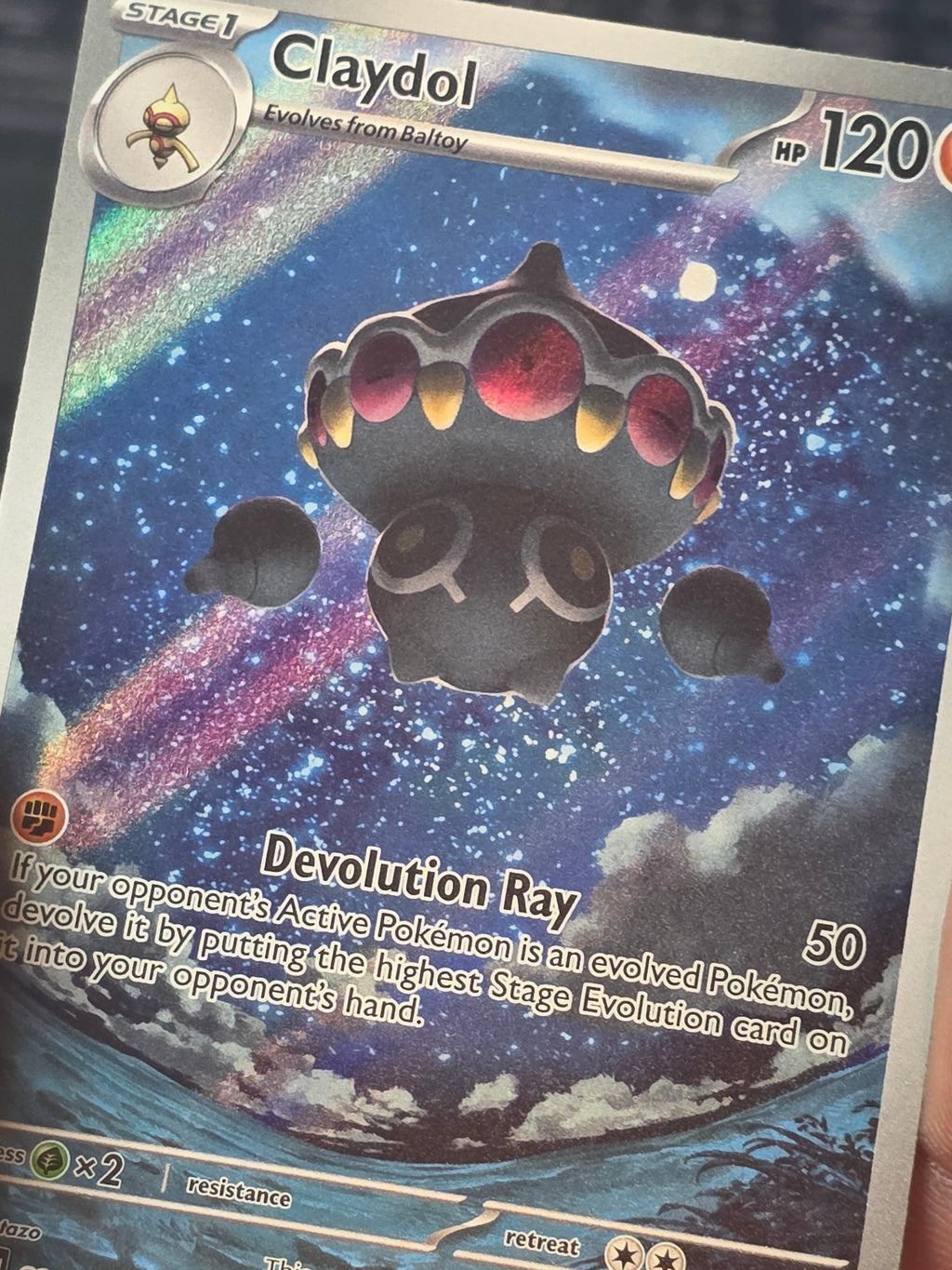 Claydol 092/086 Illustration Rare - ME: Chaos Rising Pokemon TCG NM