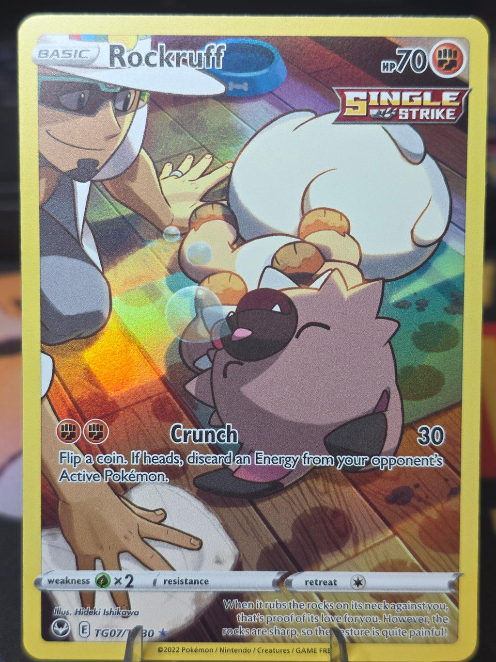 Rockruff - TG07/TG30 - Pokemon Silver Tempest Trainer Gallery