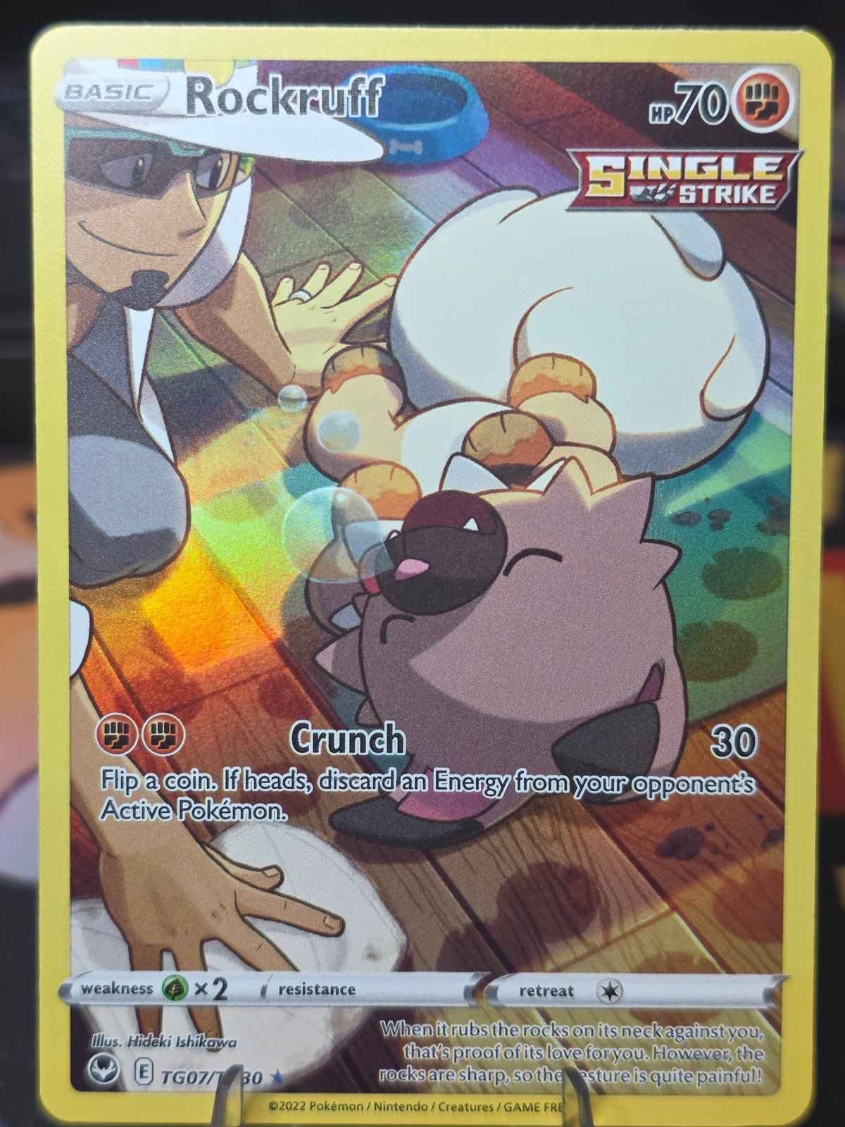 Rockruff - TG07/TG30 - Pokemon Silver Tempest Trainer Gallery