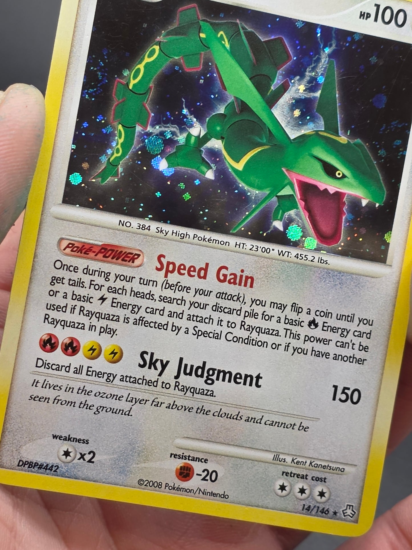 Rayquaza 14/146 Holo Diamond & Pearl Legends Awakened LP