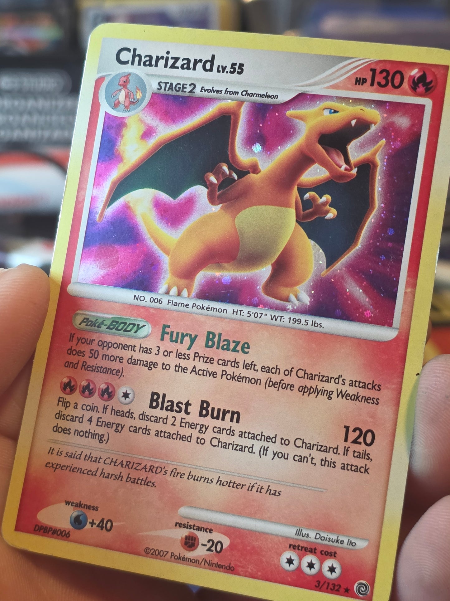Charizard Holo 3/132 Secret Wonders Pokemon