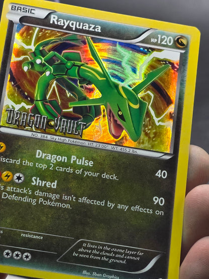 Rayquaza Pokemon Card 11/20 Stamped Dragon Vault Holo