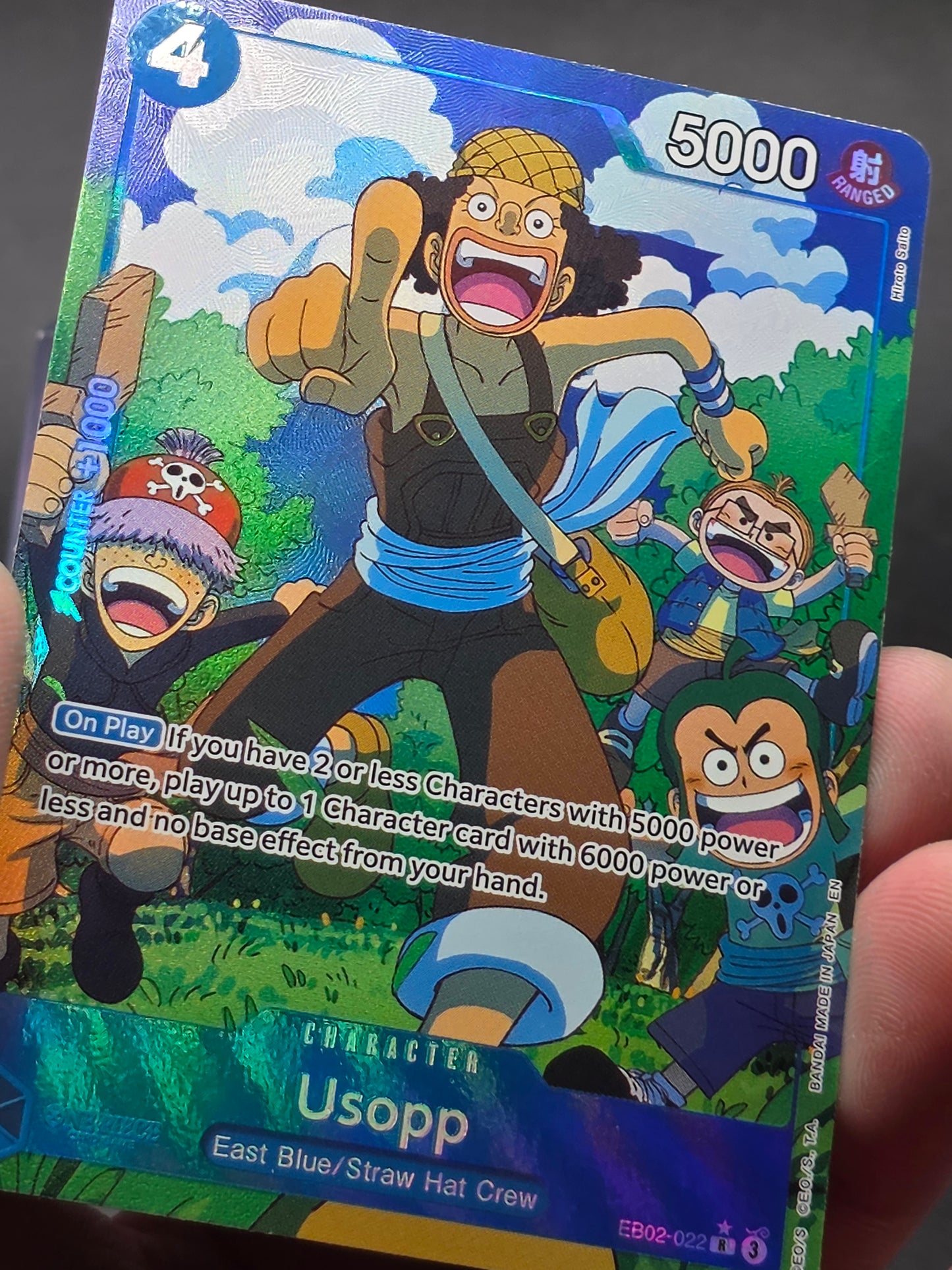 Usopp Alt Art Rare - Extra Booster Anime 25th Collection #EB02-022