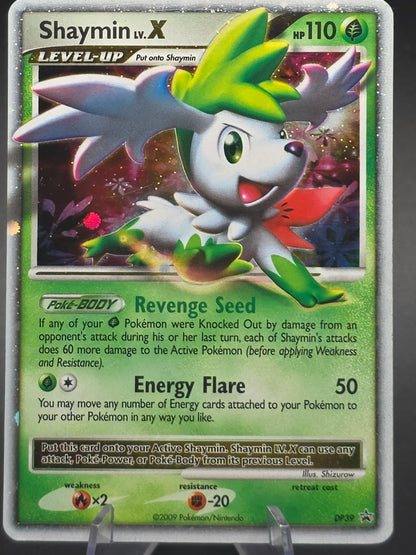 Shaymin LV.X 127/127 Platinum Ultra Rare Holo Pokemon Card lpmp