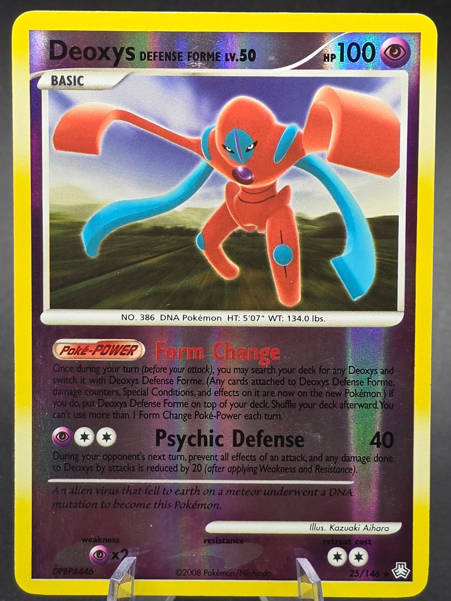 Deoxys Defense Forme 25/146 Legends Awakened Reverse Holo Pokemon