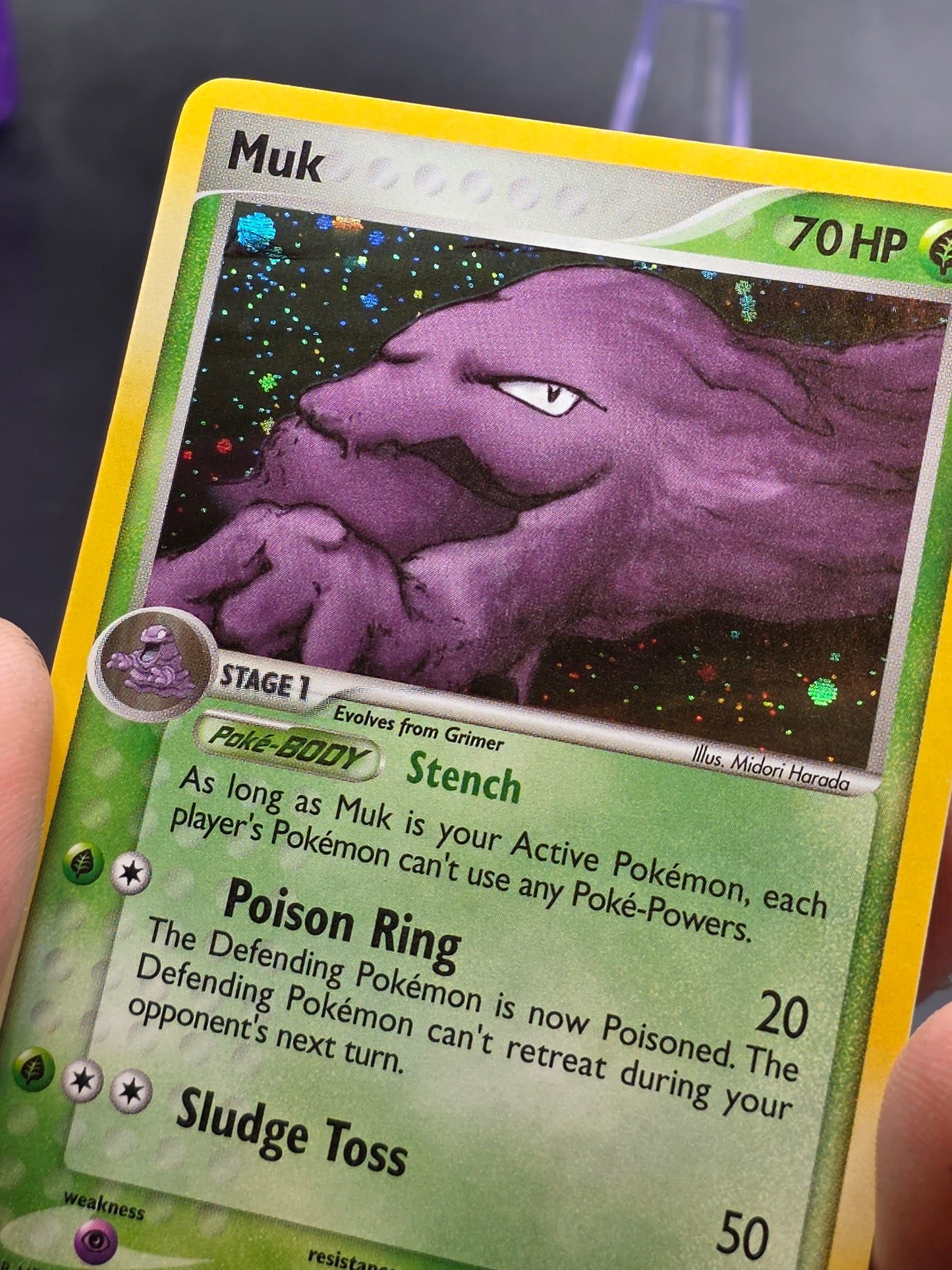 Muk - 11/92 - Pokemon Legend Maker Holo Card LP
