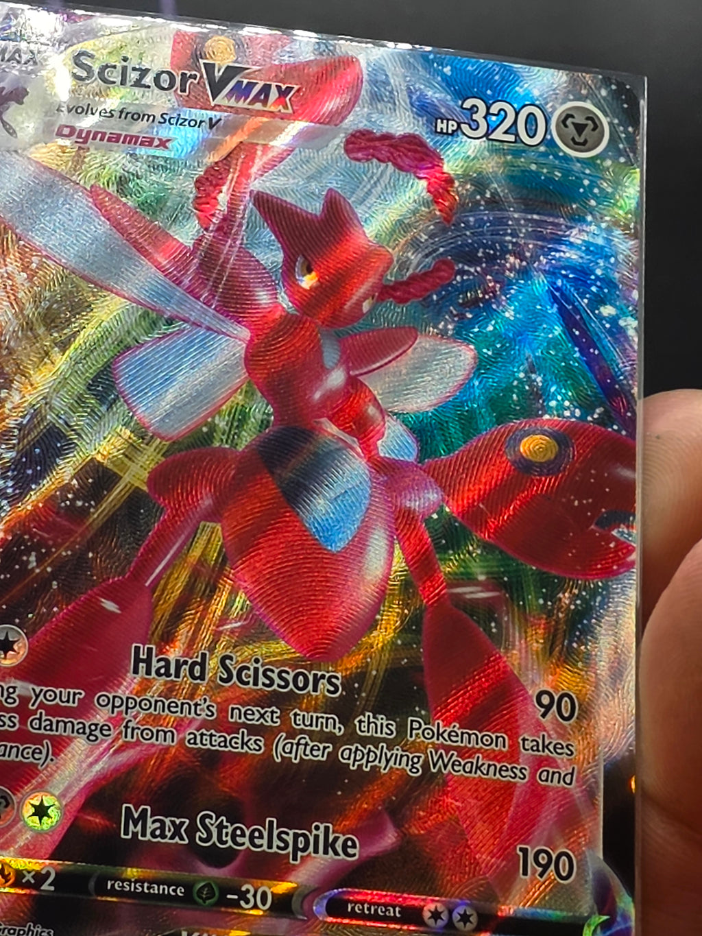 Scizor VMAX 119/189 Swsh03: Darkness Ablaze Holo NM