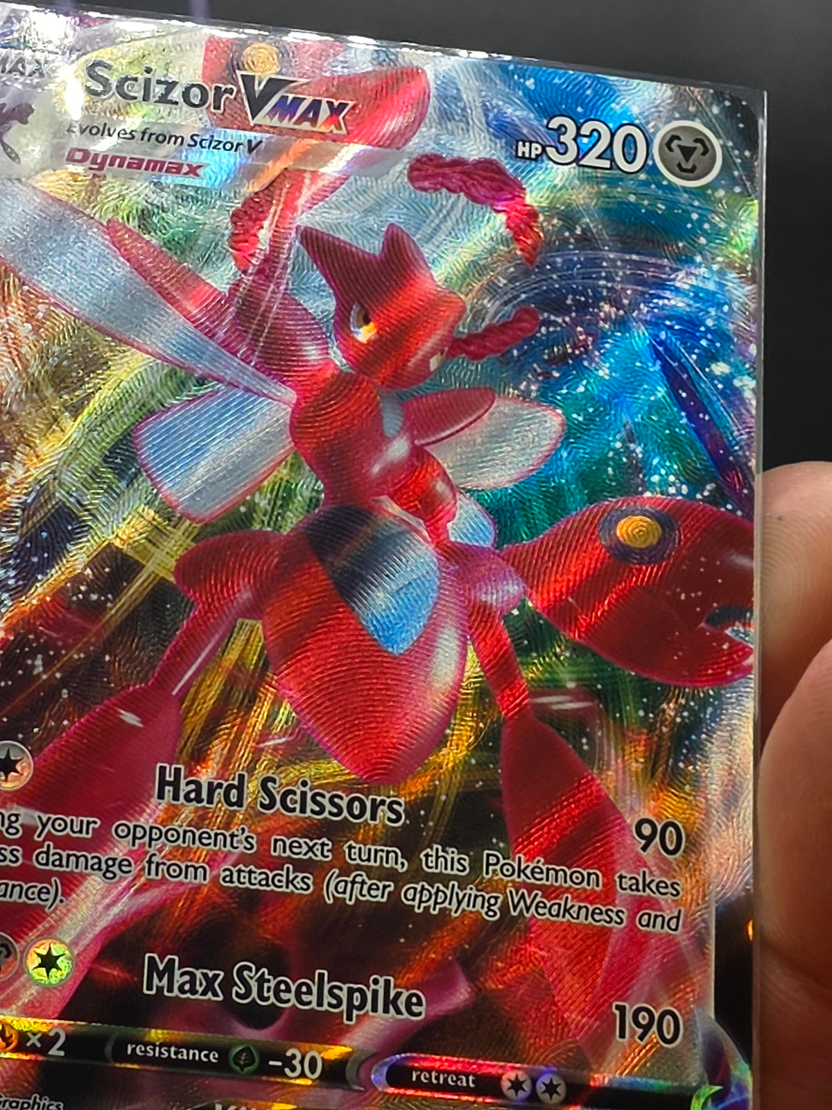 Scizor VMAX 119/189 Swsh03: Darkness Ablaze Holo NM
