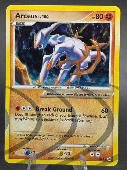 Arceus lv. 100 AR8 - Platinum Arceus Holo Rare - Pokémon Card TCG - VLP