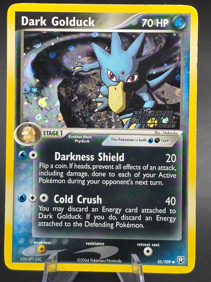 Dark Golduck 35/109 Team Rocket Returns-Holo-Stamped-Light Play