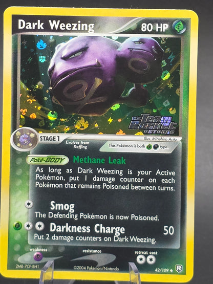 Dark Weezing 42/109 EX Team Rocket Returns Stamped Reverse Holo NM