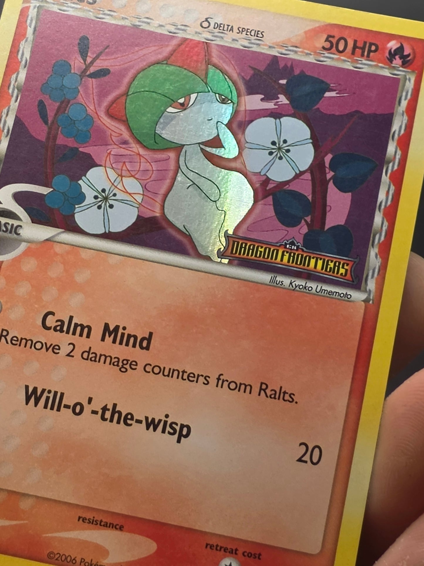 RALTS - 61/101 - EX Dragon Frontiers Stamped Reverse Holo Pokemon