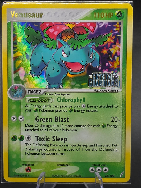 Venusaur 28/100 Stamped Ex Crystal Guardians 2006 Pokemon