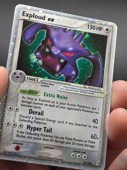 Exploud ex Ultra Rare Crystal Guardians 92/100 2006 Pokemon