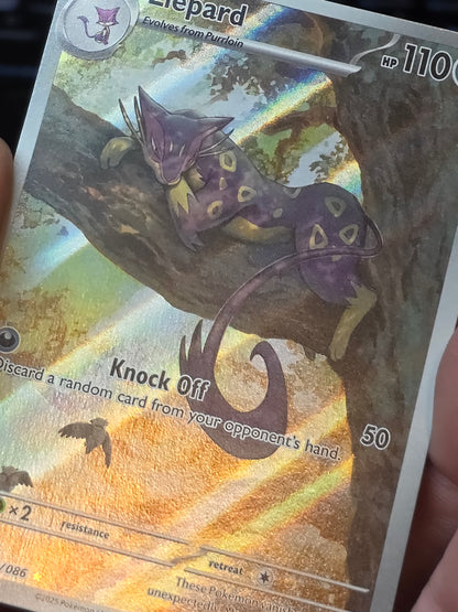 Liepard 137/086 Holo Illustration Rare 2025 White Flare Pokemon Near Mint