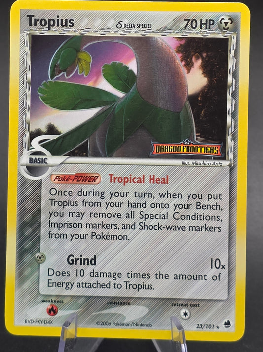 Tropius 23/101 Stamped Reverse Holo Rare EX Dragon Frontiers NM