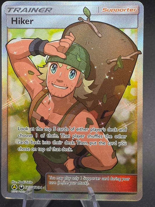 Hiker SV85/SV94 Full Art Hidden Fates Near Mint