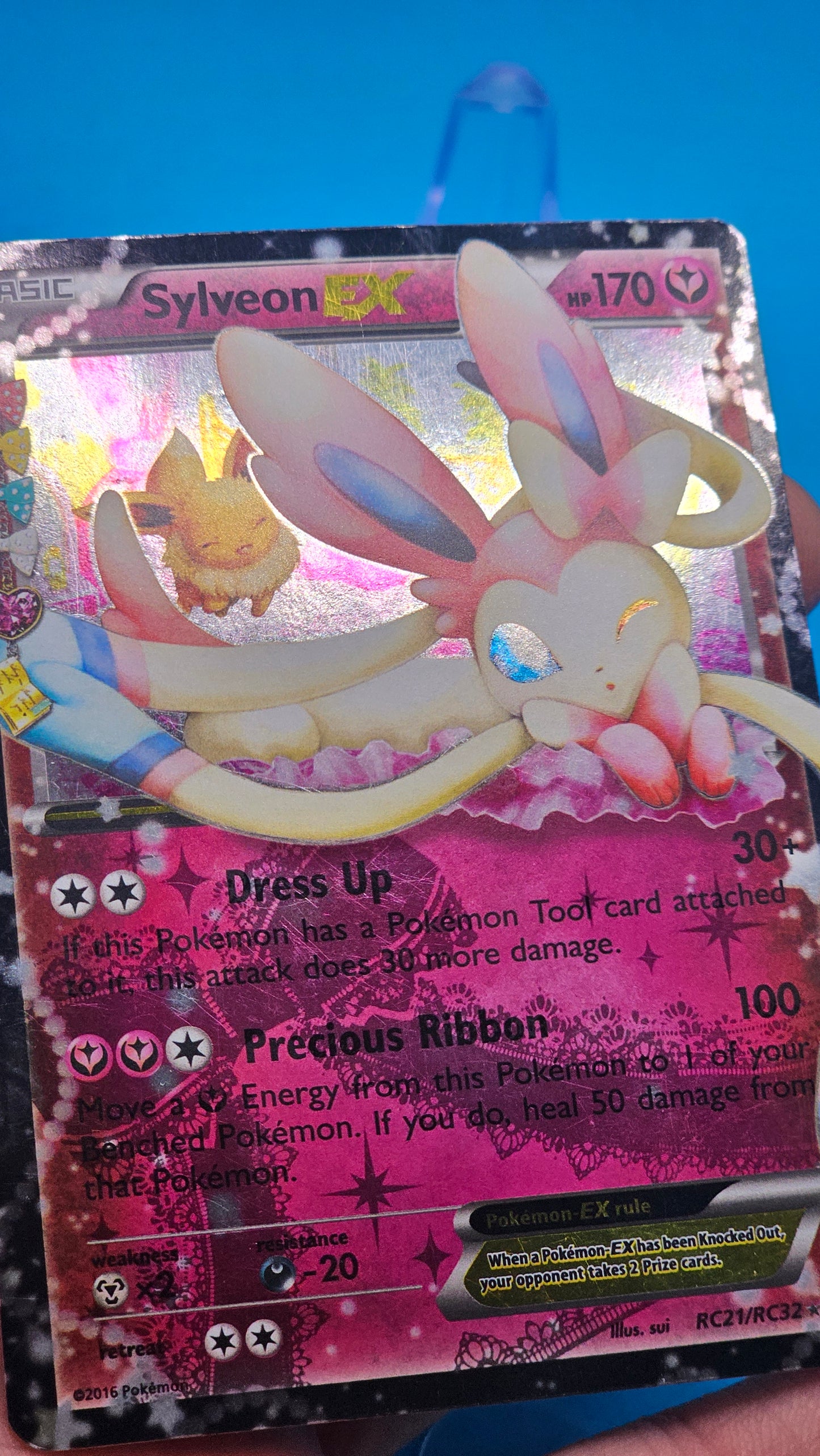 SYLVEON EX RC#21 Holo Rare Generations