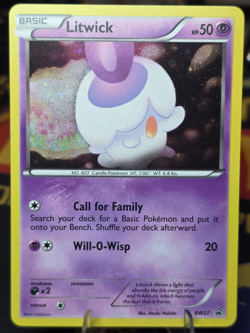 Litwick Black and White Promos Holo Rare BW27