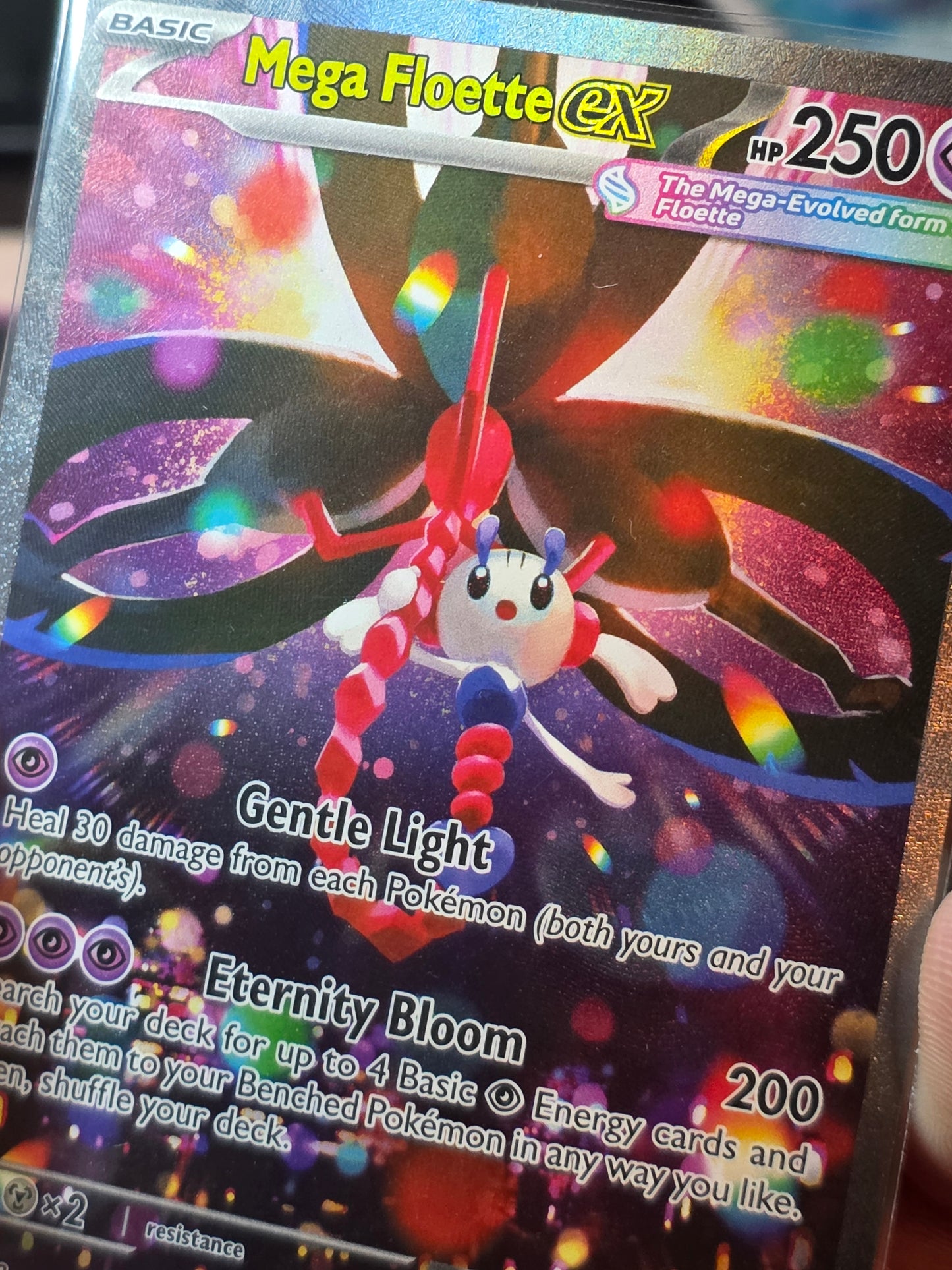 Mega Floette ex 117/086 Holo Special Illustration Rare Chaos Rising SIR NM
