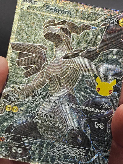 Zekrom Full Art Celebrations #114/114 Ultra Rare Pokemon Card T4-73 114/114