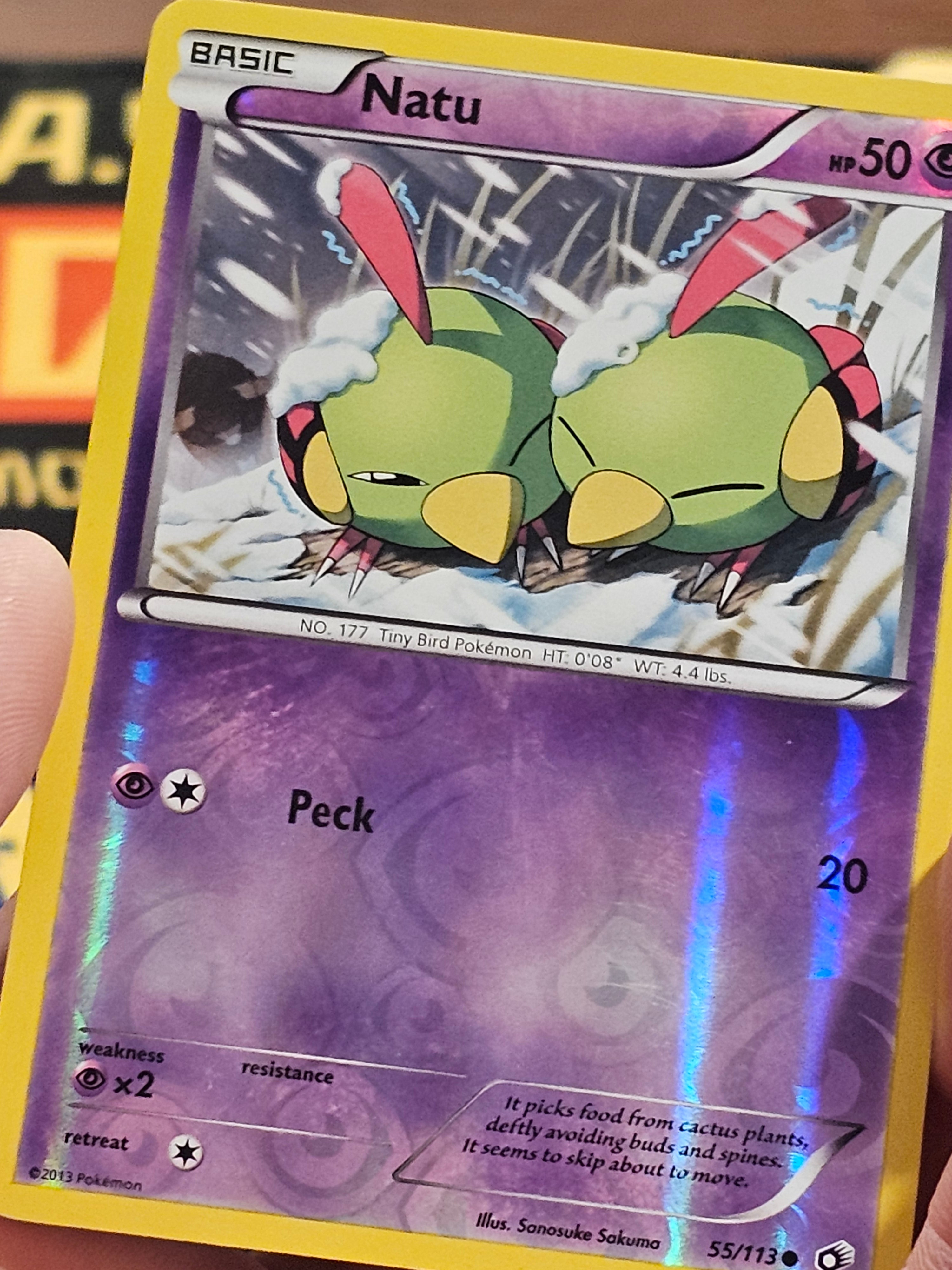 Natu 55/113 Legendary Treasures Reverse Holo NM